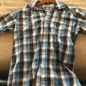 Split button down